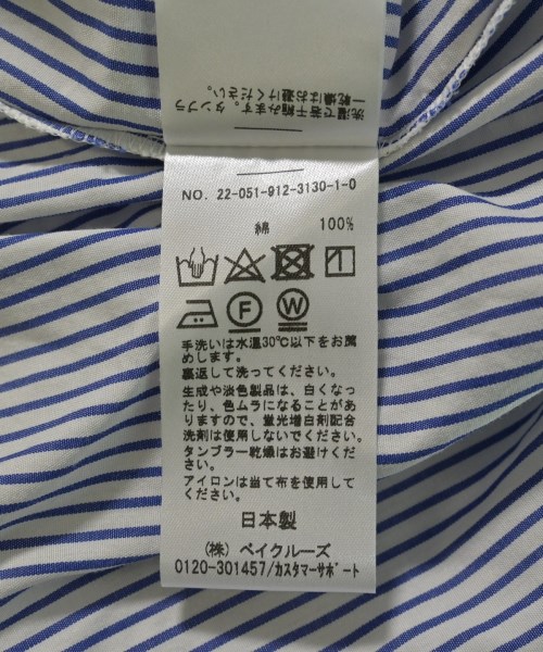 SLOBE IENA（スローブイエナ）カジュアルシャツ 青 サイズ:F レディース/2200621069259