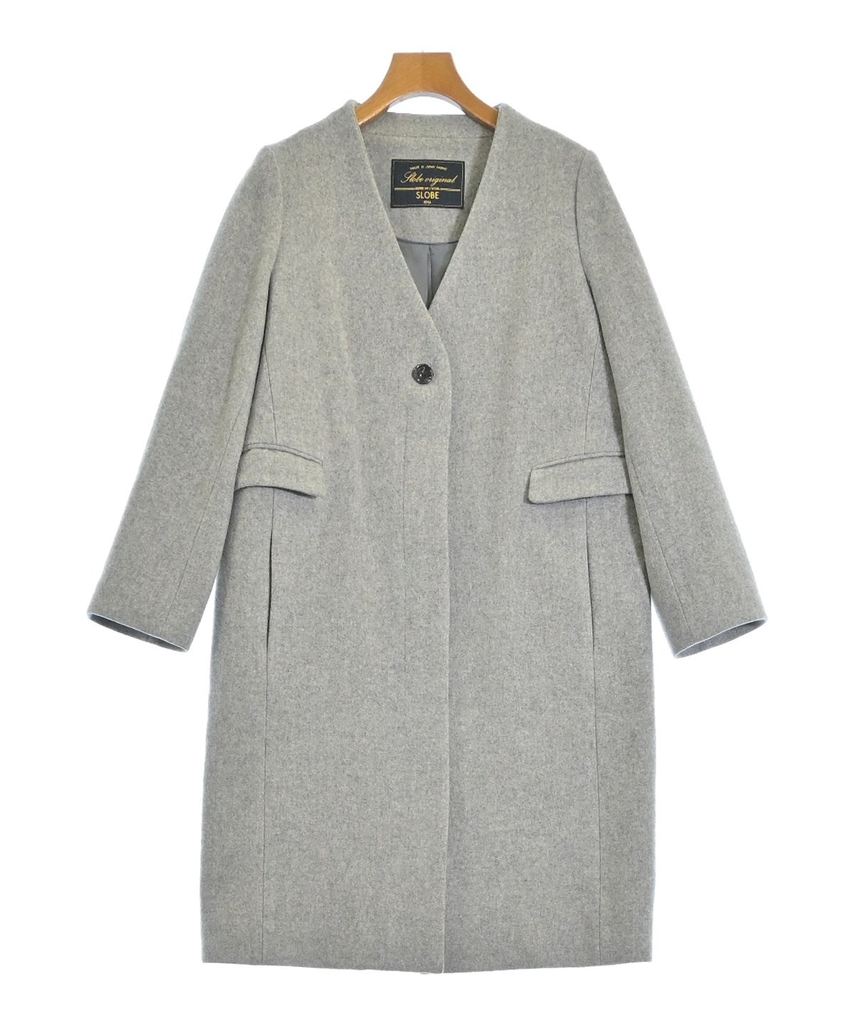 SLOBE IENA（スローブイエナ）チェスターコート グレー サイズ:38(M位