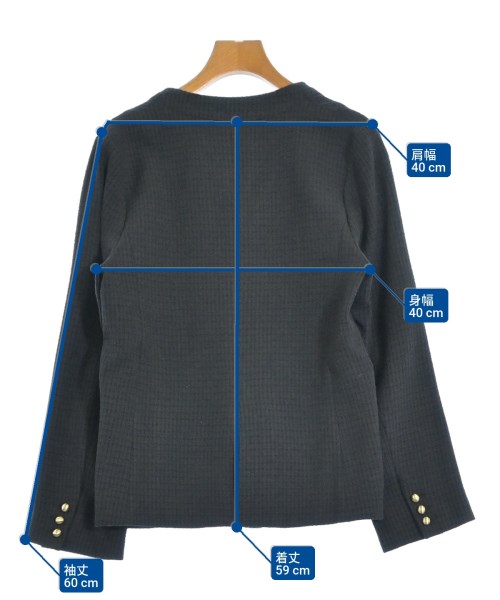 SLOBE IENA（スローブイエナ）ジャケット 黒 サイズ:36(S位) レディース/2200631875017