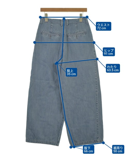 SLOBE IENA（スローブイエナ）デニムパンツ 青 サイズ:40(M位) レディース/2200633630010