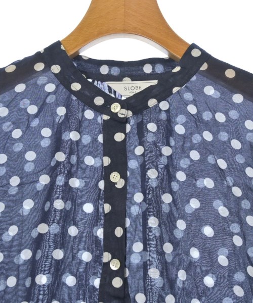 SLOBE IENA（スローブイエナ）ブラウス 紺 サイズ:F レディース/2200635092076