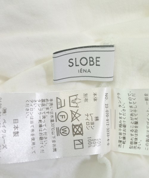 SLOBE IENA（スローブイエナ）Tシャツ・カットソー 白 サイズ:F レディース/2200636781047