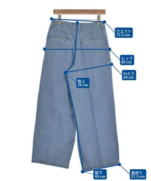 SLOBE IENA（スローブイエナ）デニムパンツ 青 サイズ:40(M位) レディース/2200634907098