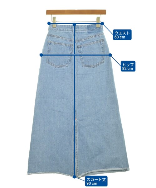 SLOBE IENA（スローブイエナ）ロング・マキシ丈スカート 青 サイズ:36(S位) レディース/2200637794039