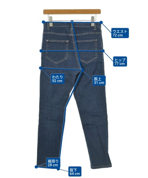 SLOBE IENA（スローブイエナ）デニムパンツ 青 サイズ:34(XS位) レディース/2200634546044