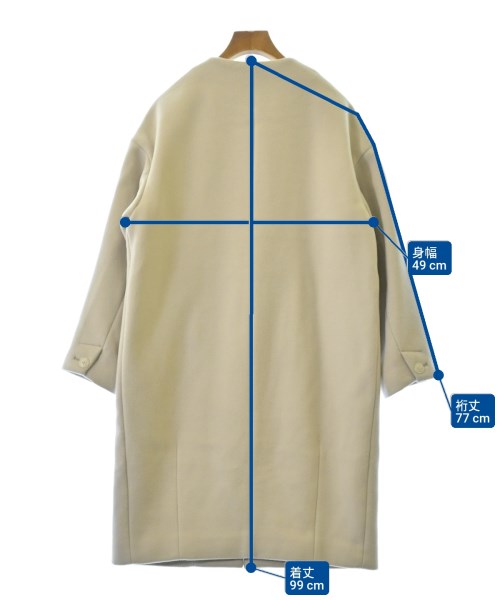 SLOBE IENA（スローブイエナ）ノーカラージャケット 白 サイズ:36(S位) レディース/2200635109019