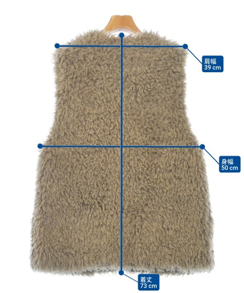 SLOBE IENA（スローブイエナ）ベスト 茶 サイズ:F レディース/2200632639014