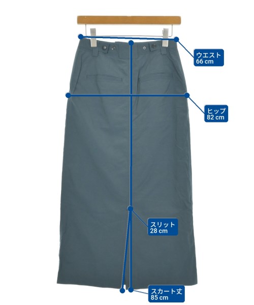 SLOBE IENA（スローブイエナ）ロング・マキシ丈スカート 青 サイズ:36(S位) レディース/2200624897019