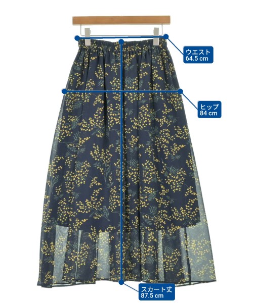 SLOBE IENA（スローブイエナ）ロング・マキシ丈スカート 紺 サイズ:-(M位) レディース/2200637317047