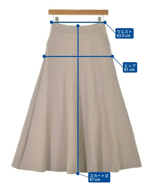 SLOBE IENA（スローブイエナ）ロング・マキシ丈スカート ベージュ サイズ:F レディース/2200626118068