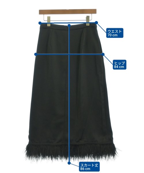 SLOBE IENA（スローブイエナ）ロング・マキシ丈スカート 黒 サイズ:F レディース/2200626118075