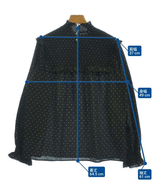 SLOBE IENA（スローブイエナ）ブラウス 黒 サイズ:-(M位) レディース/2200626118112