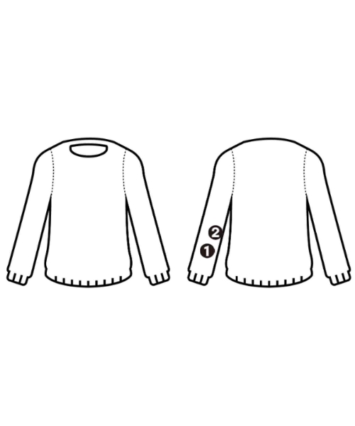 SLOBE IENA（スローブイエナ）ニット・セーター 白 サイズ:F レディース/2200639854014