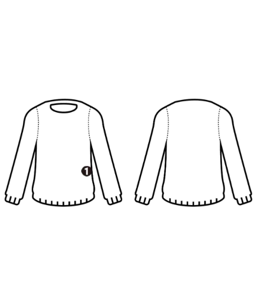 SLOBE IENA（スローブイエナ）ニット・セーター 紺 サイズ:F レディース/2200622162034