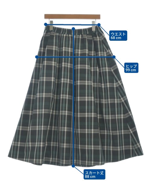 SLOBE IENA（スローブイエナ）ロング・マキシ丈スカート 緑 サイズ:38(M位) レディース/2200633366056