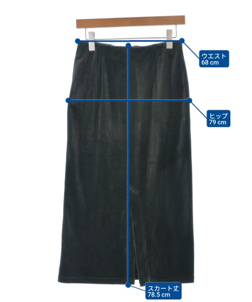 SLOBE IENA（スローブイエナ）ロング・マキシ丈スカート 黒 サイズ:-(S位) レディース/2200633366063