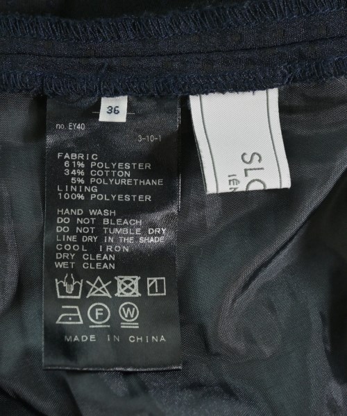 SLOBE IENA（スローブイエナ）スラックス 紺 サイズ:36(S位) レディース/2200640747022