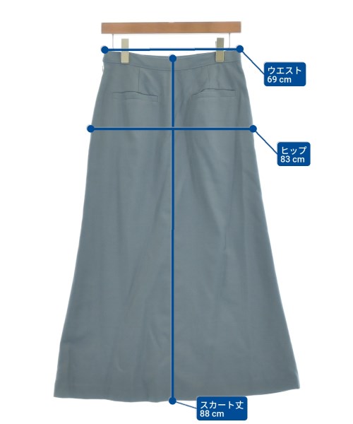 SLOBE IENA（スローブイエナ）ロング・マキシ丈スカート 青 サイズ:40(M位) レディース/2200631417200