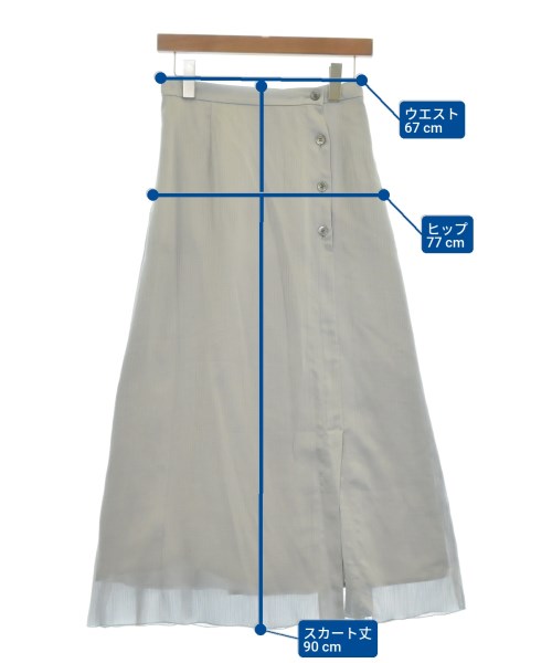 SLOBE IENA（スローブイエナ）ロング・マキシ丈スカート グレー サイズ:-(M位) レディース/2200631417224