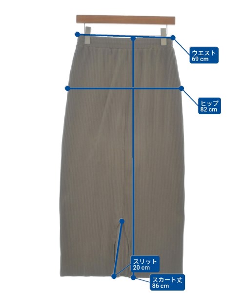 SLOBE IENA（スローブイエナ）ロング・マキシ丈スカート グレー サイズ:-(M位) レディース/2200628414076