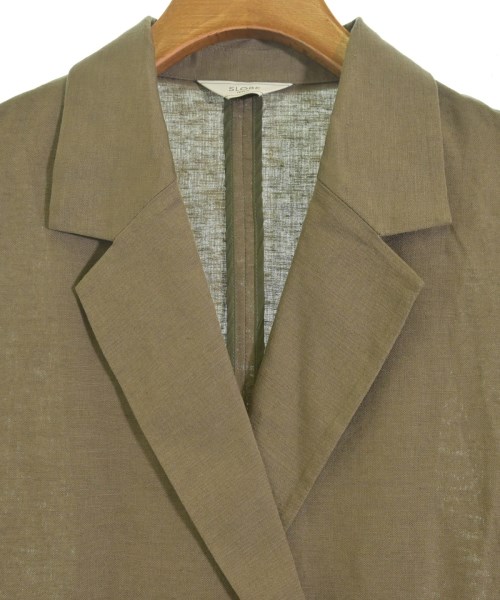 SLOBE IENA（スローブイエナ）カジュアルジャケット カーキ サイズ:36(S位) レディース/2200629730090