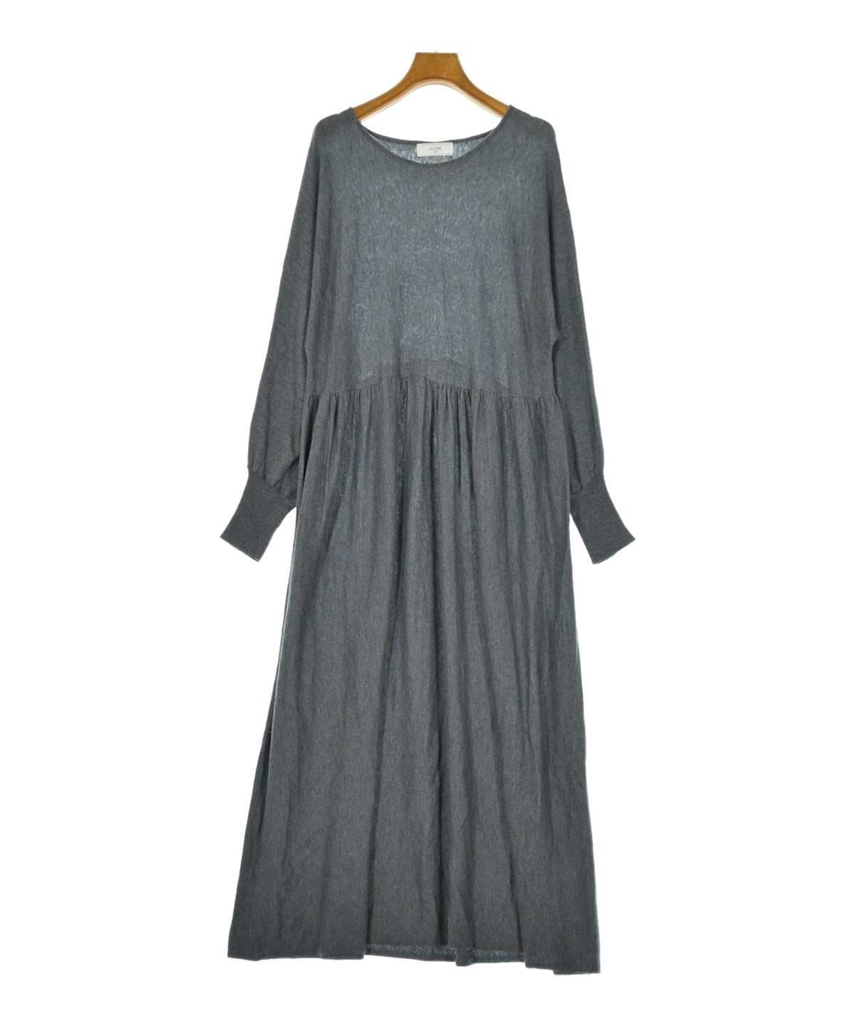 SLOBE IENA（スローブイエナ）ワンピース グレー サイズ:F レディース