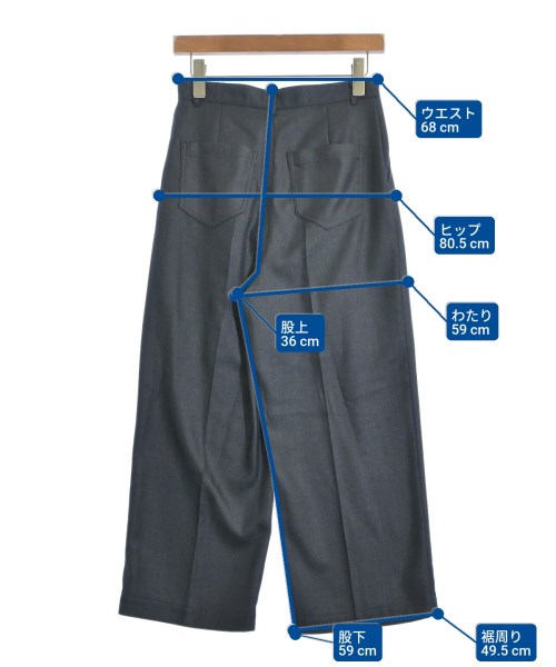 SLOBE IENA（スローブイエナ）スラックス 紺 サイズ:38(M位) レディース/2200637119283