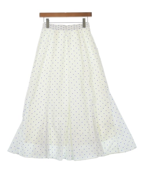 SLOBE IENA(スローブイエナ)ロング・マキシ丈スカート 白 サイズ:38(M位)/2200643610033