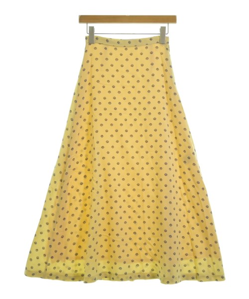 SLOBE IENA(スローブイエナ)ロング・マキシ丈スカート 黄 サイズ:36(S位)/2200634403071