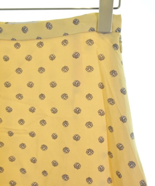 SLOBE IENA（スローブイエナ）ロング・マキシ丈スカート 黄 サイズ:36(S位) レディース/2200634403071