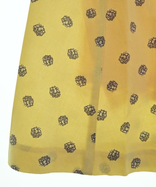 SLOBE IENA（スローブイエナ）ロング・マキシ丈スカート 黄 サイズ:36(S位) レディース/2200634403071