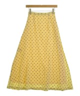 SLOBE IENA（スローブイエナ）ロング・マキシ丈スカート 黄 サイズ:36(S位) レディース/2200634403071