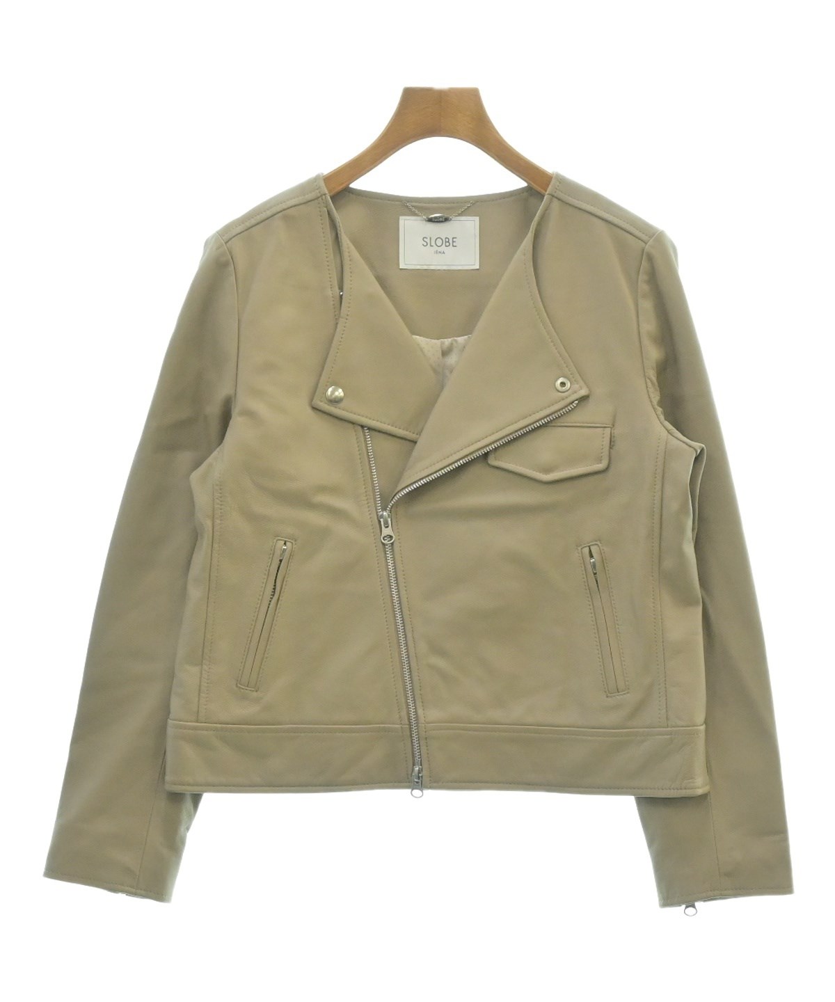SLOBE IENA（スローブイエナ）ライダース ベージュ サイズ:40(M位