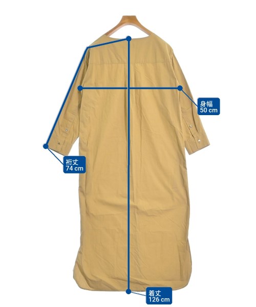 SLOBE IENA（スローブイエナ）シャツワンピース ベージュ サイズ:F レディース/2200610762024