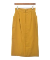 SLOBE IENA（スローブイエナ）ひざ丈スカート 黄 サイズ:38(M位) レディース/2200622156118
