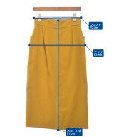 SLOBE IENA（スローブイエナ）ひざ丈スカート 黄 サイズ:38(M位) レディース/2200622156118