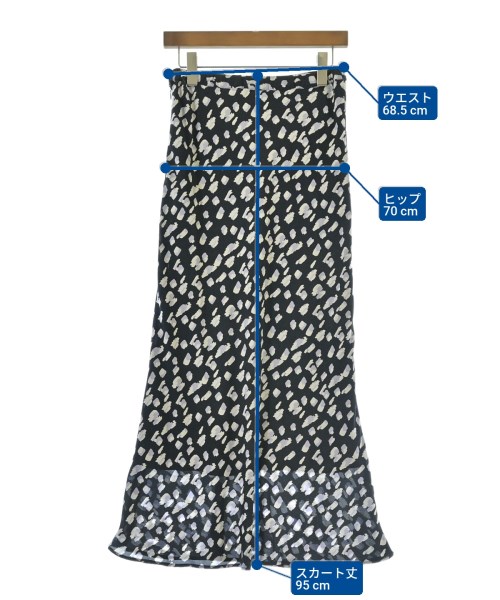 SLOBE IENA（スローブイエナ）ロング・マキシ丈スカート 黒 サイズ:38(M位) レディース/2200622435077