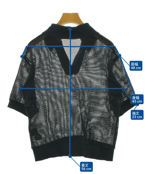 SLOBE IENA（スローブイエナ）ポロシャツ 黒 サイズ:-(M位) レディース/2200613644150