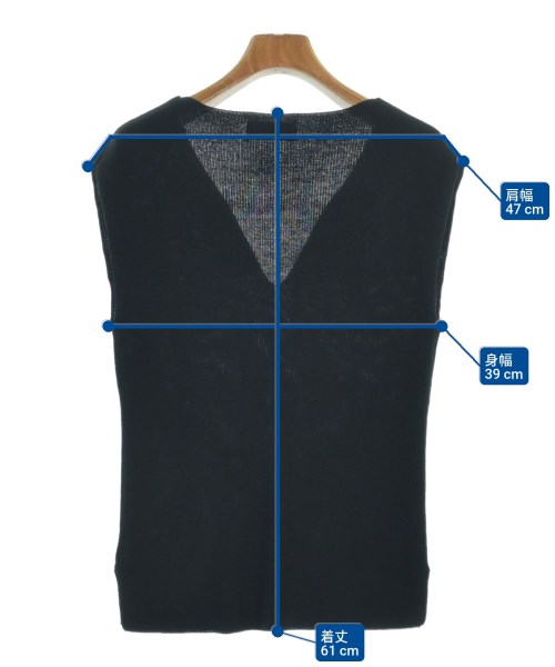 SLOBE IENA（スローブイエナ）ベスト 黒 サイズ:-(M位) レディース/2200616728222