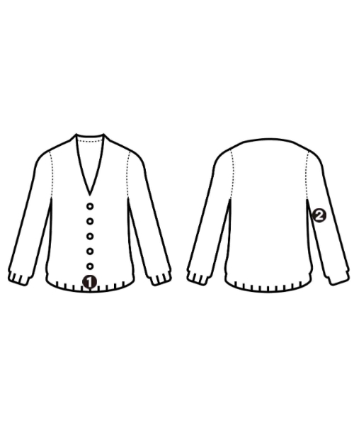 SLOBE IENA（スローブイエナ）カーディガン 白 サイズ:F レディース/2200613799324