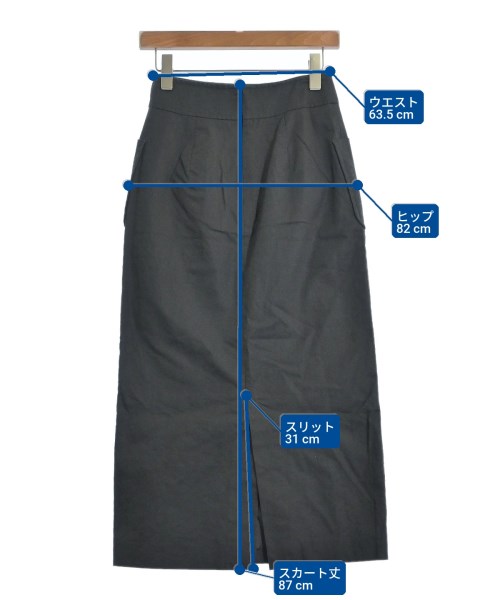 SLOBE IENA（スローブイエナ）ロング・マキシ丈スカート 黒 サイズ:36(S位) レディース/2200620745048