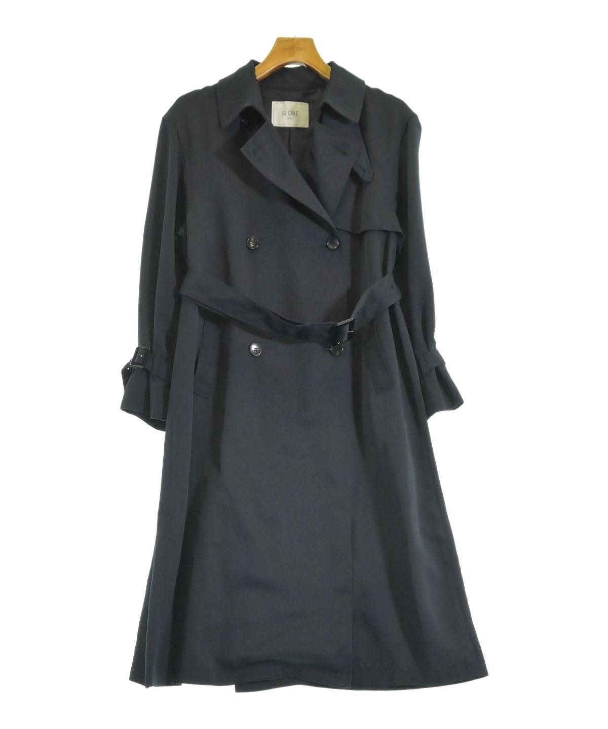 【美品】スローブイエナ　トレンチコート　サイズ38 SLOBE IENA（スローブイエナ）トレンチコート 紺 サイズ:38(M位