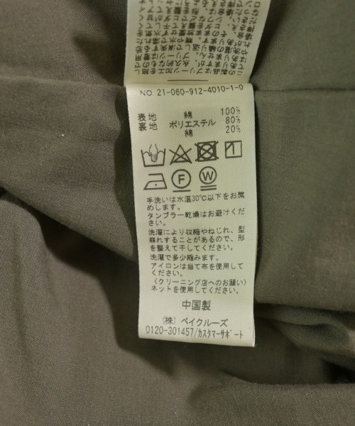 SLOBE IENA（スローブイエナ）ワンピース カーキ サイズ:38(M位) レディース/2200622892078