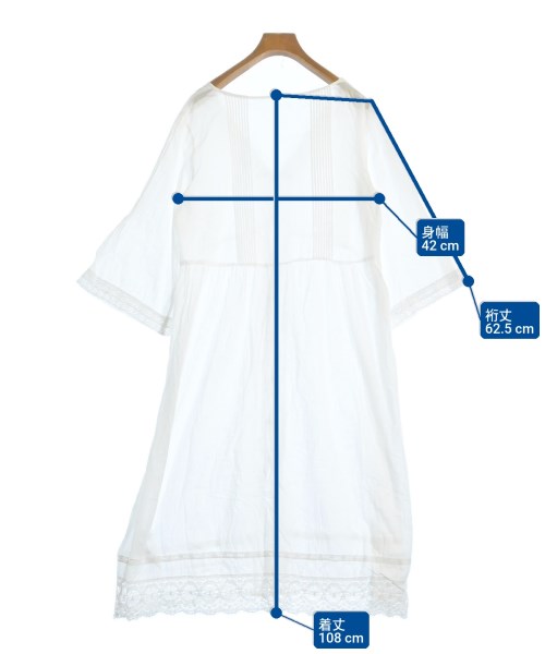 SLOBE IENA（スローブイエナ）ワンピース 白 サイズ:F レディース/2200615344065