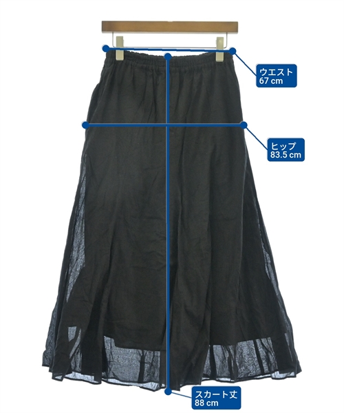 SLOBE IENA（スローブイエナ）ロング・マキシ丈スカート 黒 サイズ:-(M位) レディース/2200615320038