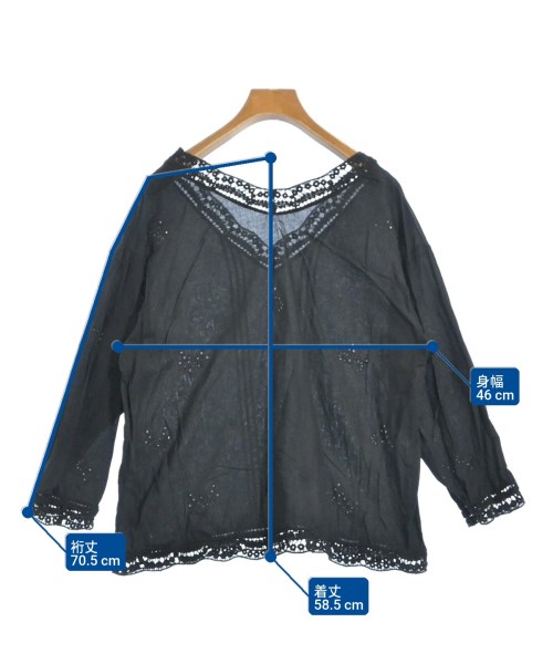 SLOBE IENA（スローブイエナ）ブラウス 黒 サイズ:-(M位) レディース/2200615882215