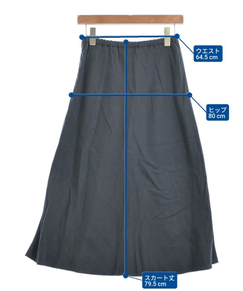 SLOBE IENA（スローブイエナ）ロング・マキシ丈スカート 紺 サイズ:38(M位) レディース/2200615882291