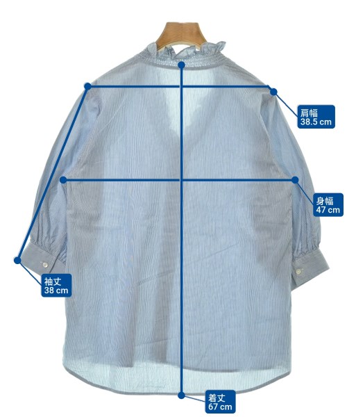 SLOBE IENA（スローブイエナ）ブラウス 青 サイズ:-(M位) レディース/2200624891062