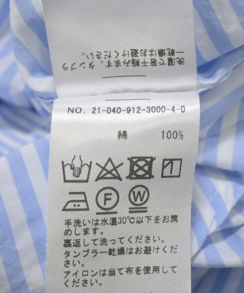 SLOBE IENA（スローブイエナ）シャツワンピース 青 サイズ:F レディース/2200628141019