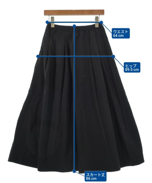 SLOBE IENA（スローブイエナ）ロング・マキシ丈スカート 黒 サイズ:36(S位) レディース/2200613444064